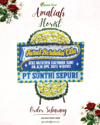 Papan Bunga Duka di Pasa Gadang